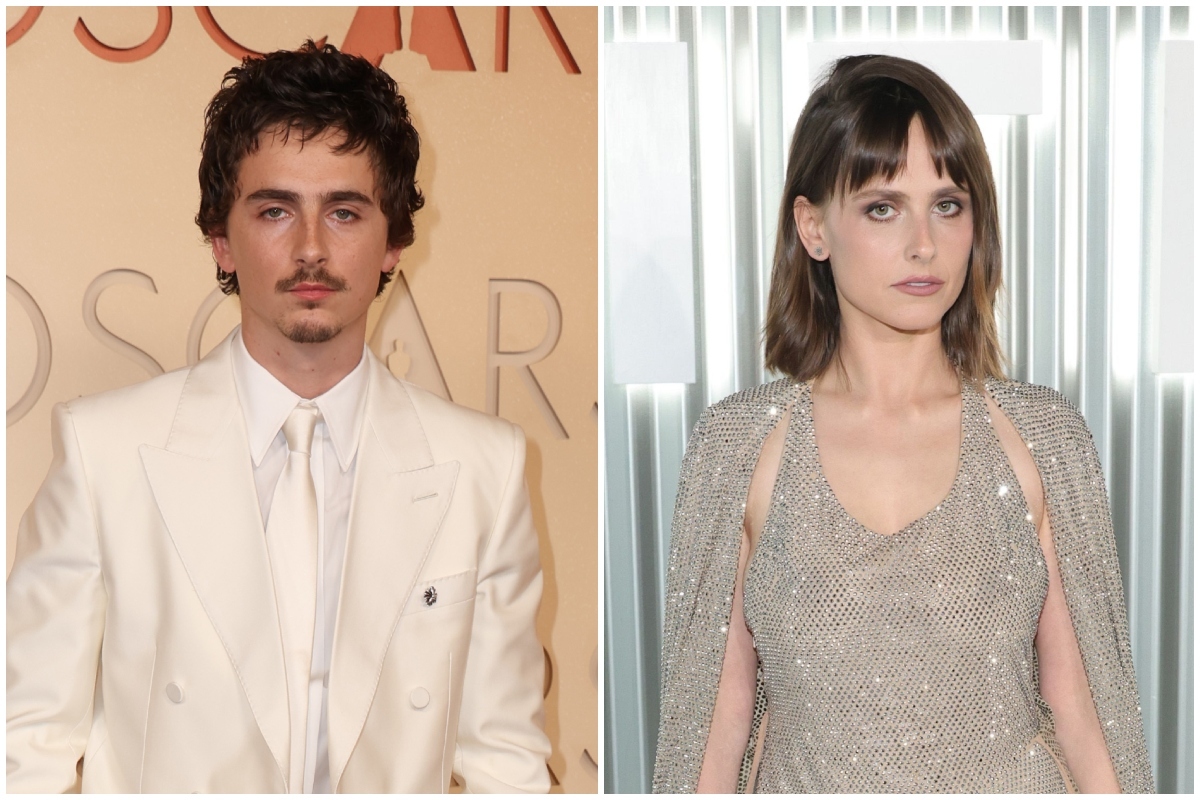 Los hermanos Timoth�e y Pauline Chalamet.
