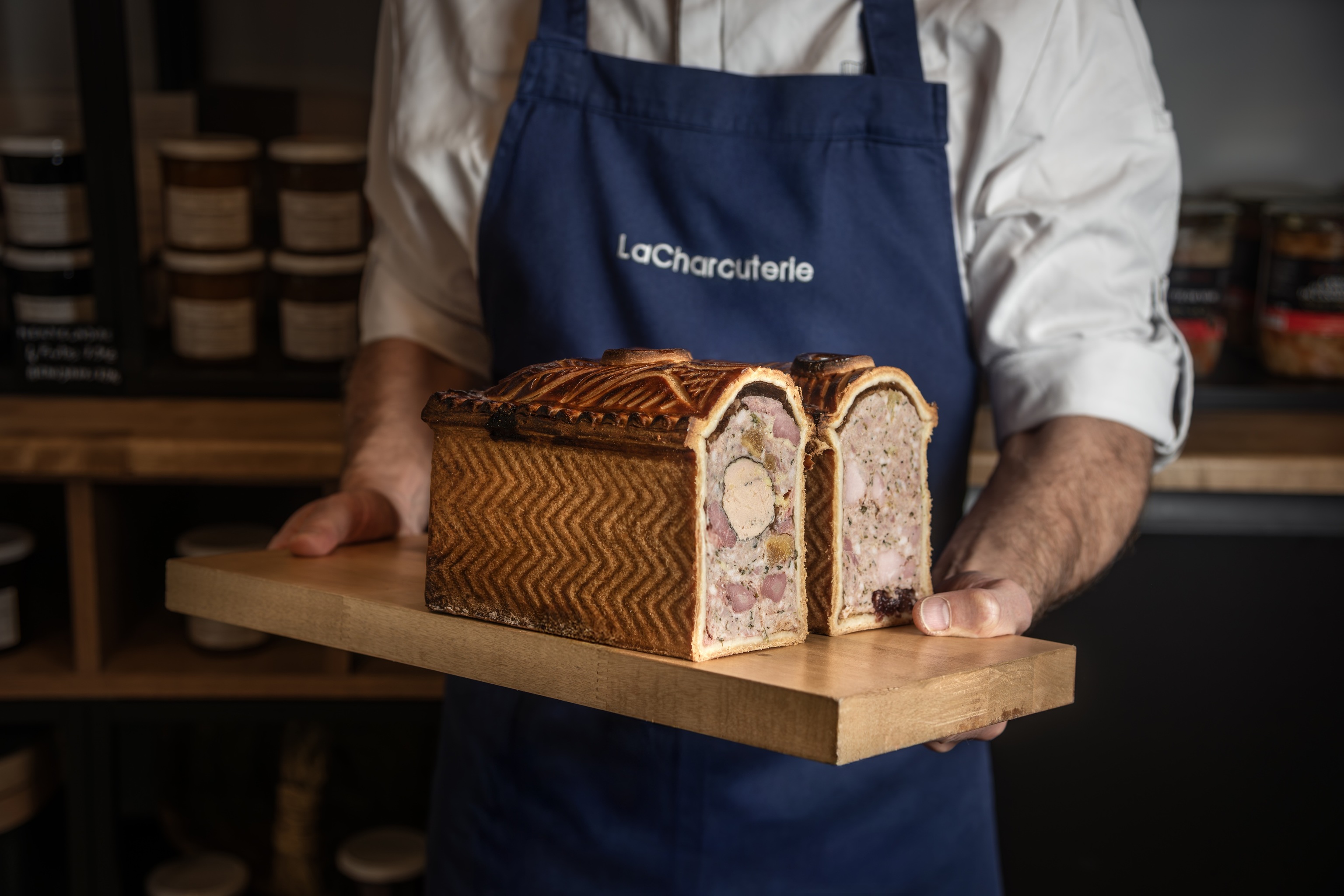Pat� horneado en hojaldre de La Charcuterie.