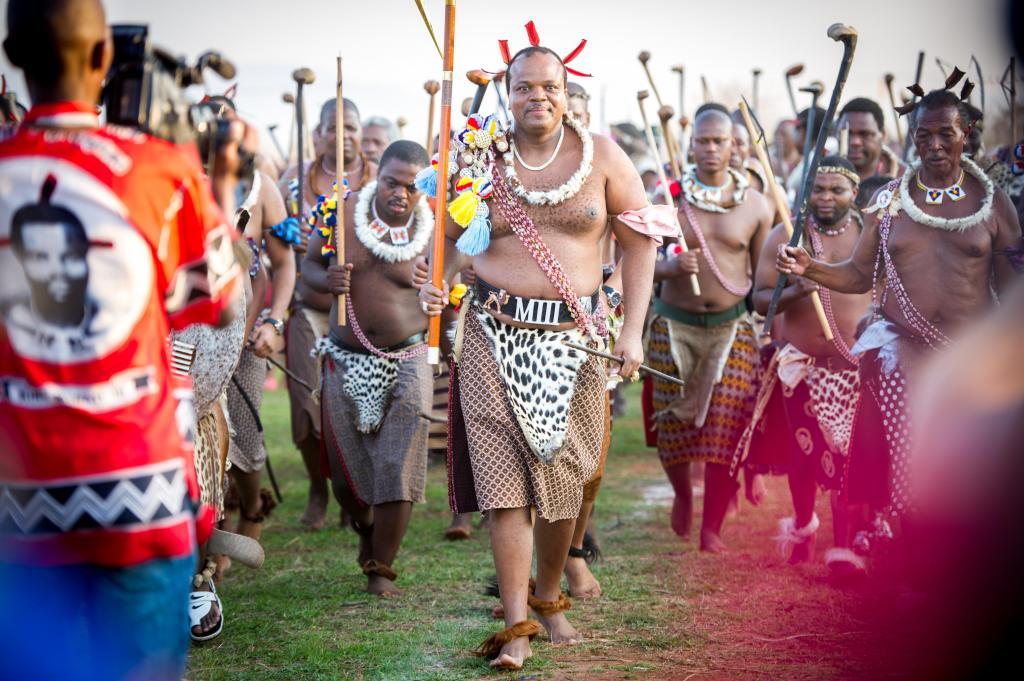 Imagen de archivo del rey Mswati III.