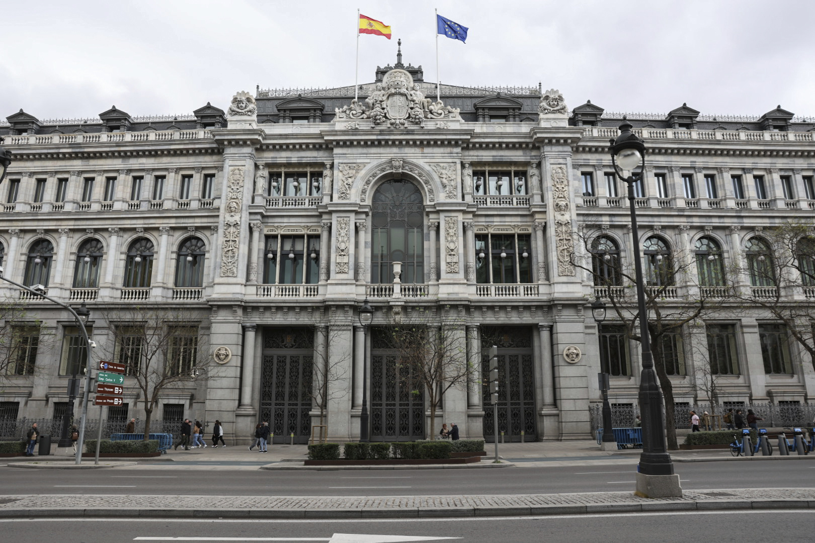 Sede del Banco de Espa�a en Madrid el pasado mes de abril