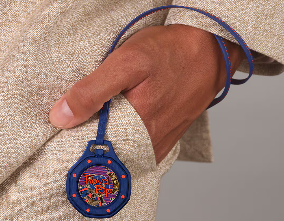 El reloj de bolsillo de Swatch y Audemars Piguet.