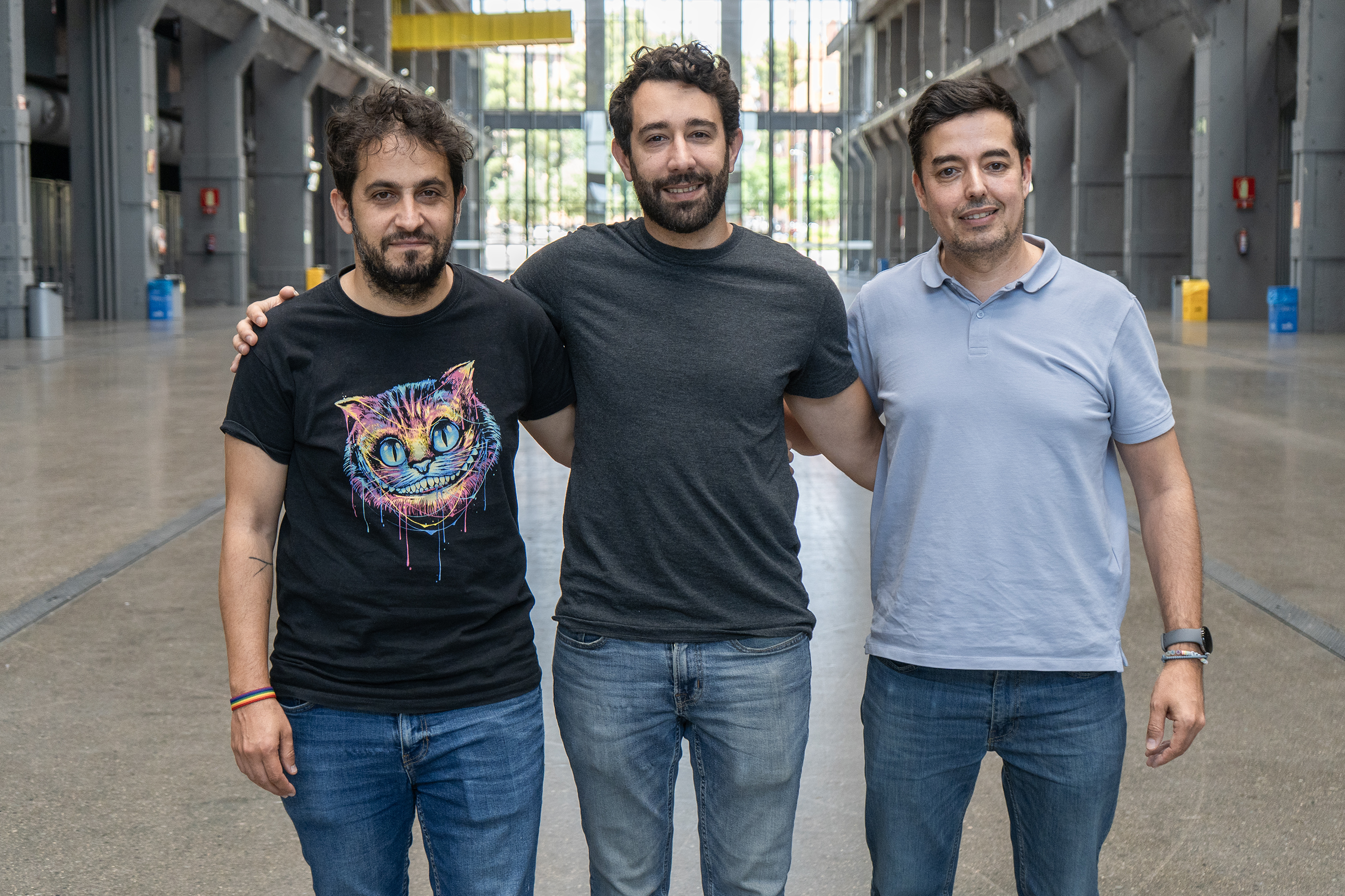 En la foto, de izq a der, los fundadores: Jorge Garc�a, Diego Mu�oz y V�ctor Manuel Mor�n.