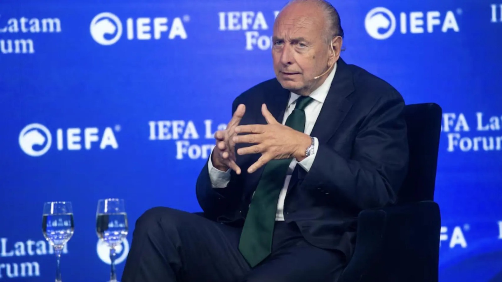 El ex po�tico y empresario Argentino, Jos� Luis Manzano.