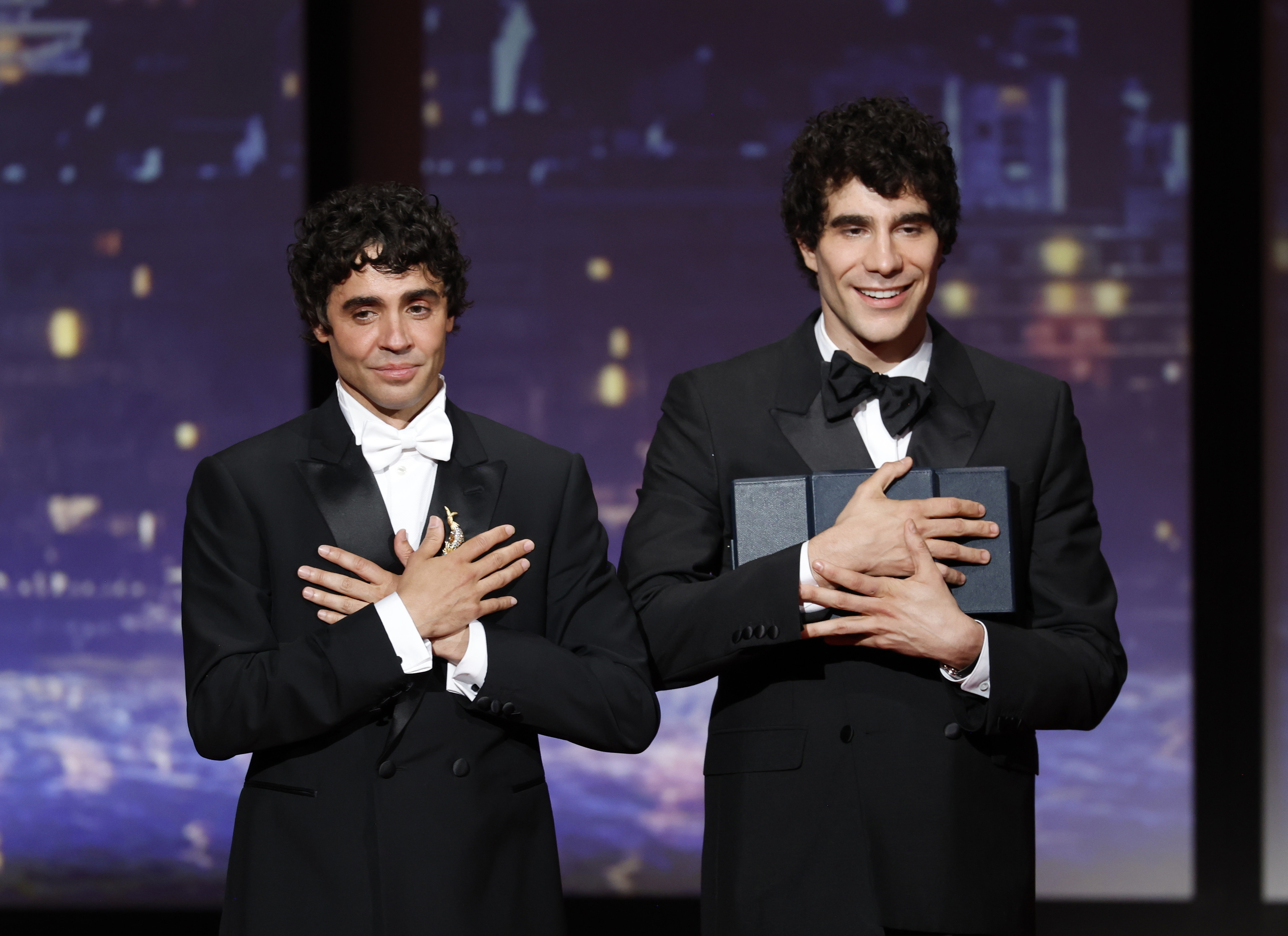 Los Javis, en el festival de cine de Cannes, donde fueron reconocidos