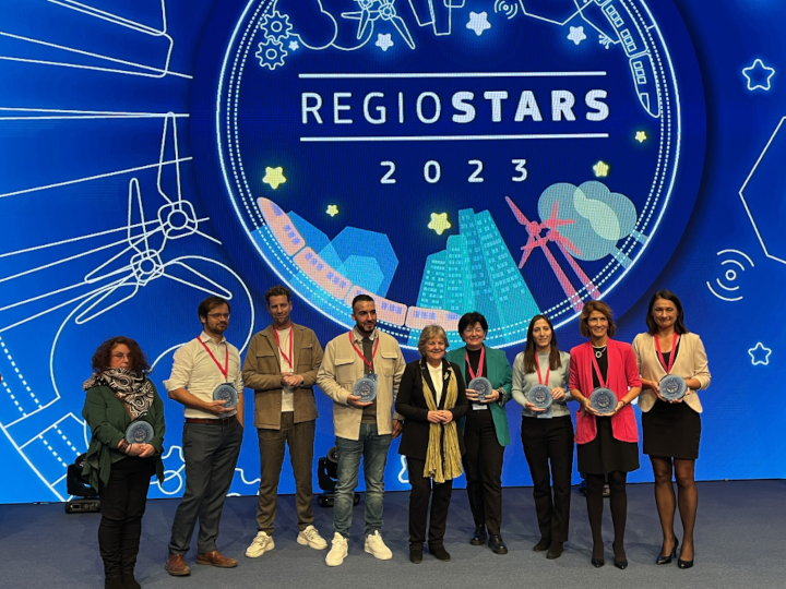 Commissioner Elisa Ferreira awards the 2023 REGIOSTARS Prizes for ground-breaking EU-funded projects under Cohesion Policy