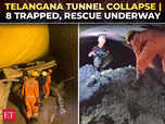 Telangana tunnel collapse: Rescue ops underway:Image