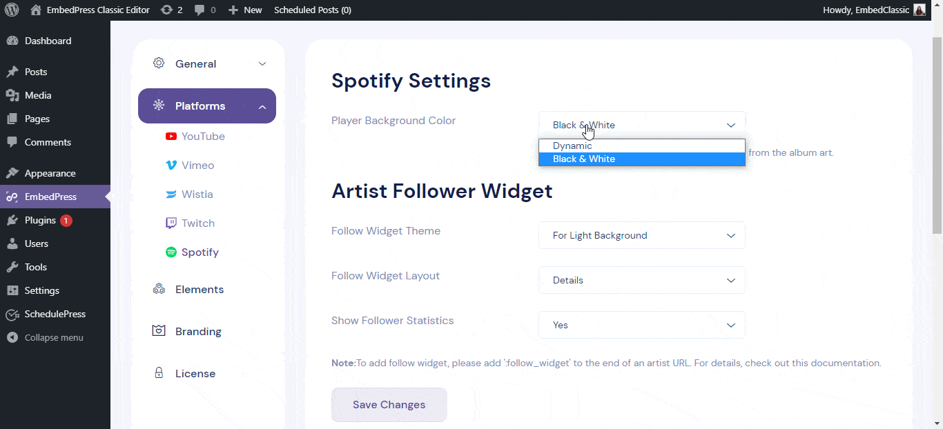 How to Embed Spotify Audios in WordPress 13 embed Spotify audios