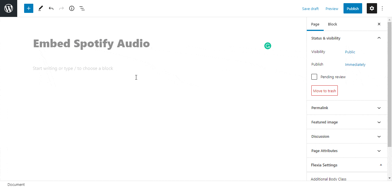 How to Embed Spotify Audios in WordPress 4 embed Spotify audios