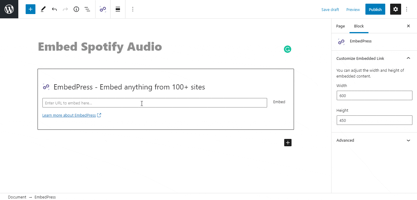 How to Embed Spotify Audios in WordPress 5 embed Spotify audios