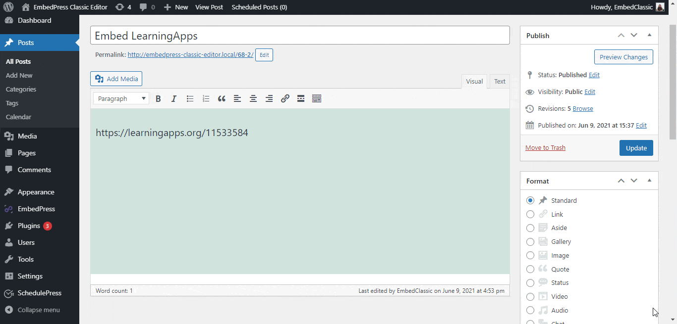 How To Embed LearningApps Apps In WordPress 10 embed LearningApps apps