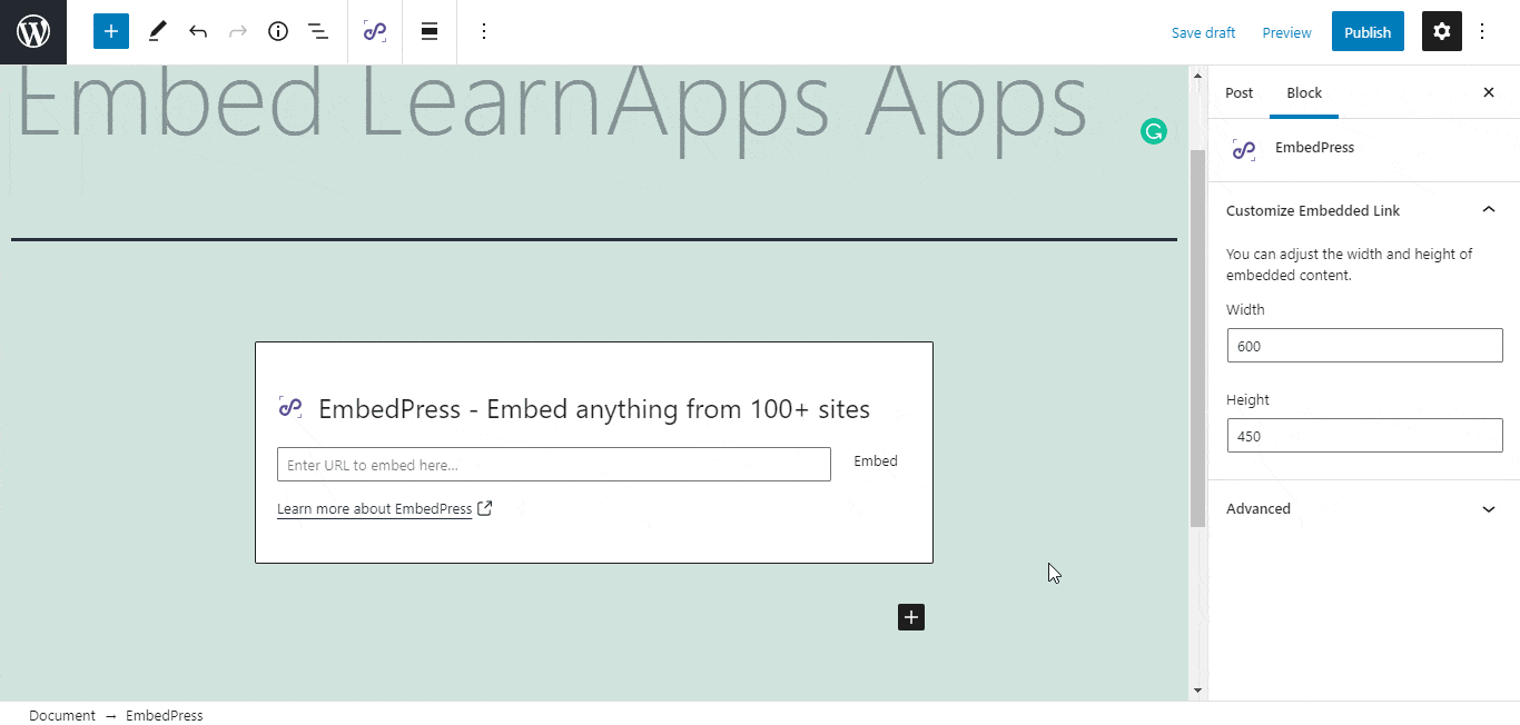 How To Embed LearningApps Apps In WordPress 4 embed LearningApps apps