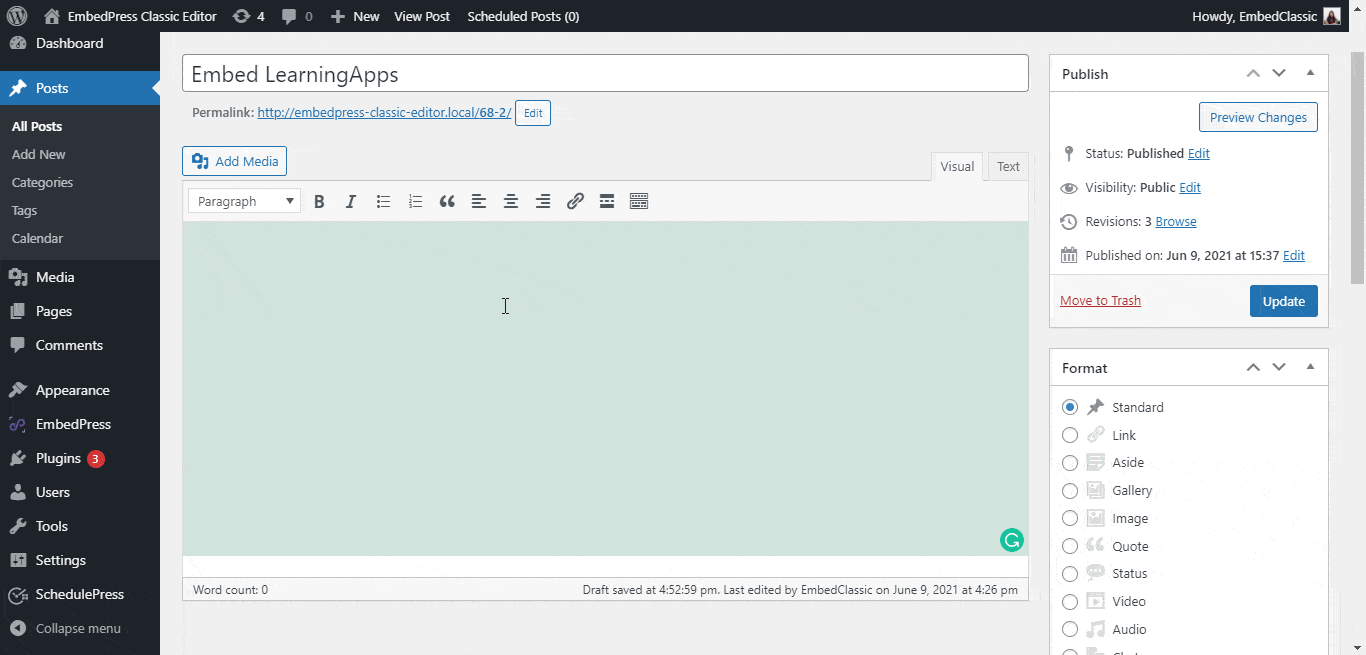 How To Embed LearningApps Apps In WordPress 9 embed LearningApps apps