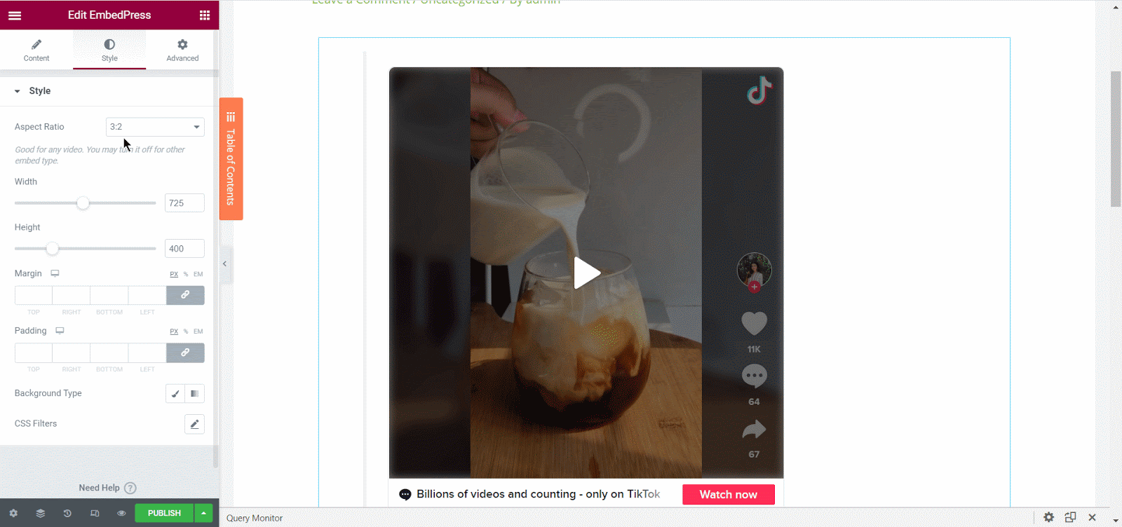 How To Embed TikTok In WordPress With EmbedPress 4 Embed TikTok
