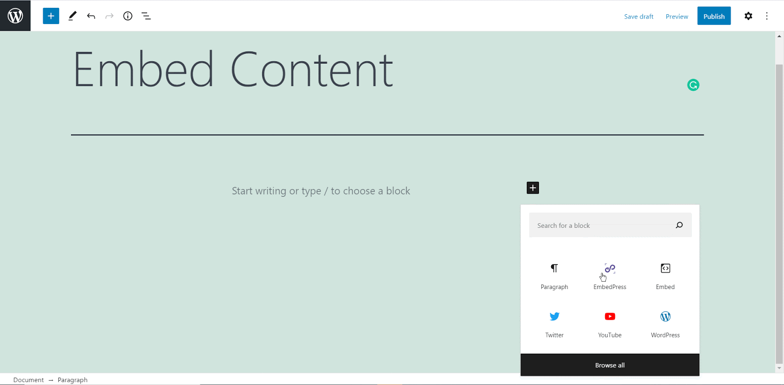 How To Embed TikTok In WordPress With EmbedPress 5 Embed TikTok