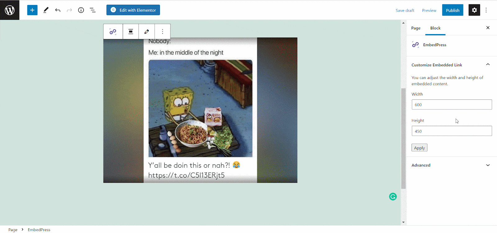 How To Embed Onsizzle Content In WordPress 5 How To Embed Onsizzle Content