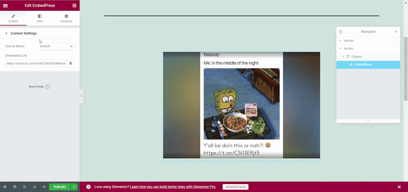 How To Embed Onsizzle Content In WordPress 8 How To Embed Onsizzle Content