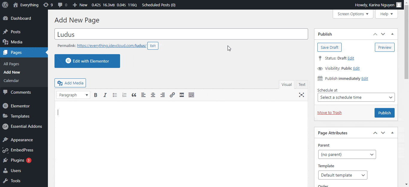 HOW TO EMBED LUDUS IN WORDPRESS WITH EMBEDPRESS 12 Embed Ludus