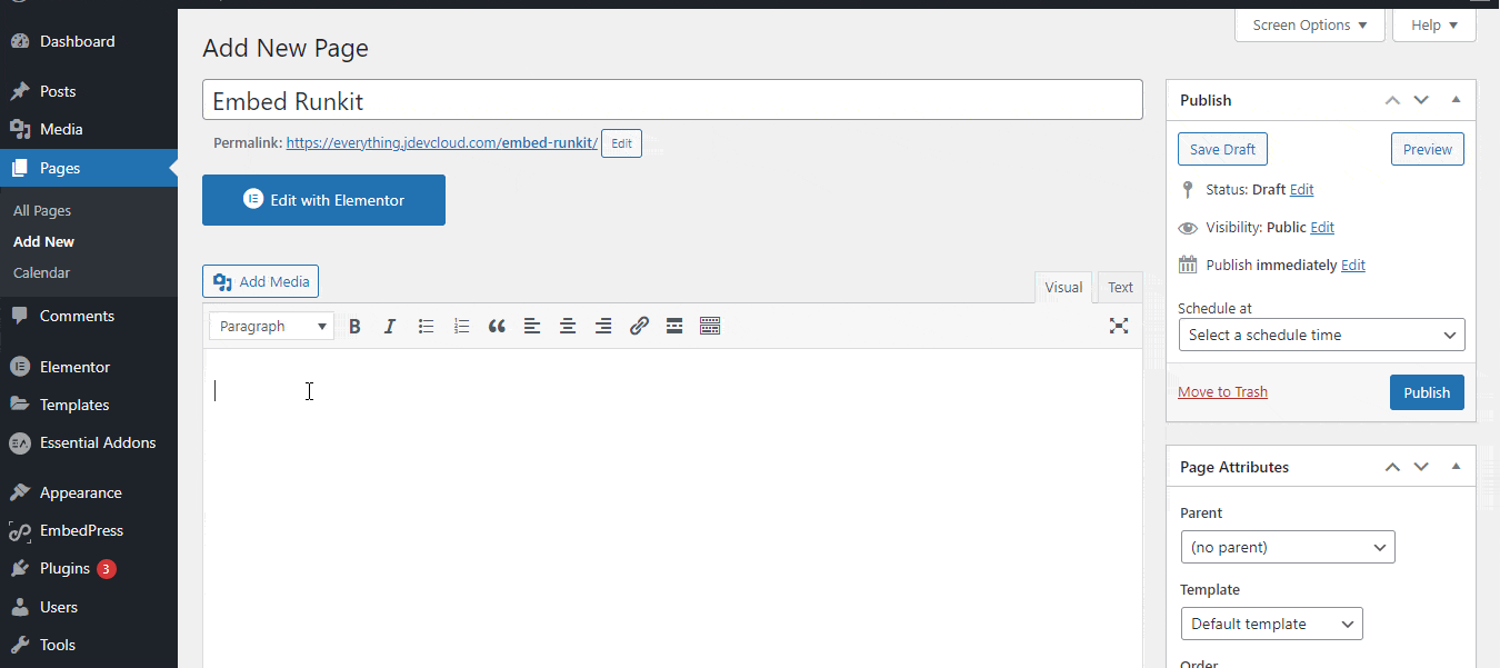 HOW TO EMBED RUNKIT IN WORDPRESS WITH EMBEDPRESS 10 Embed Runkit