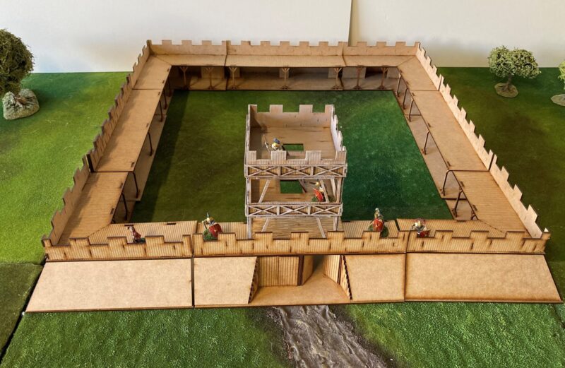 28mm Timber stockade fort.