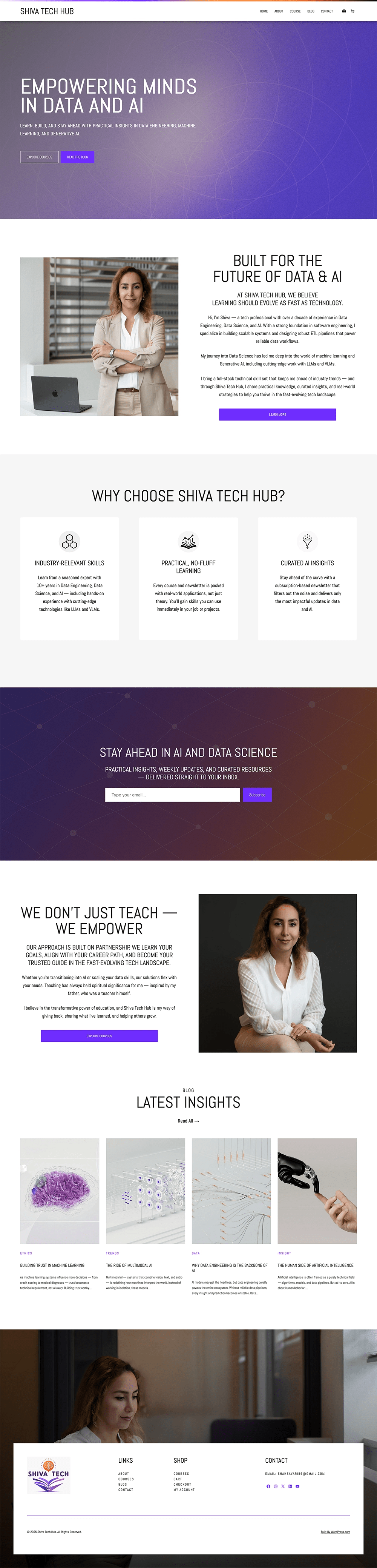 WordPress.com Built Website