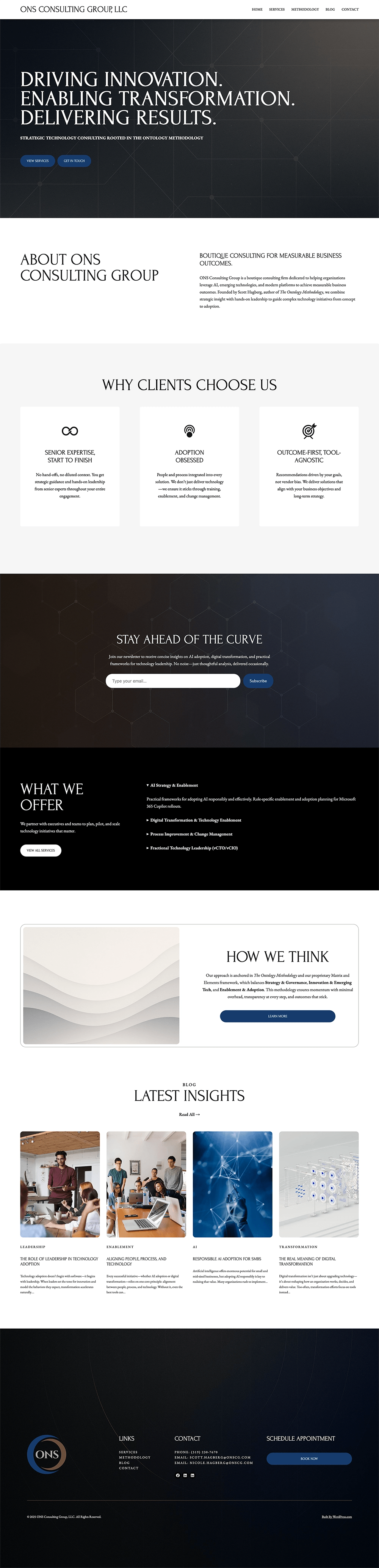 WordPress.com Built Website