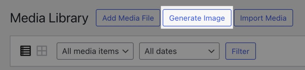 The Generate Image button is highlighted.