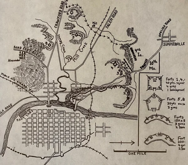 Battle of Columbus Map