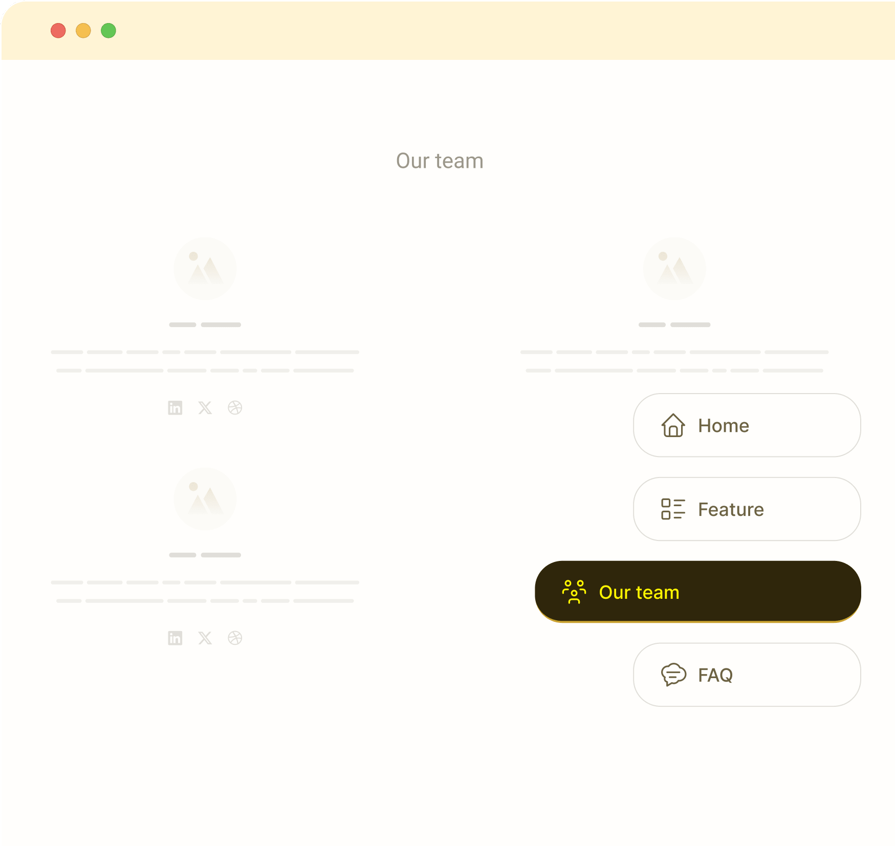 One-page navigation 6