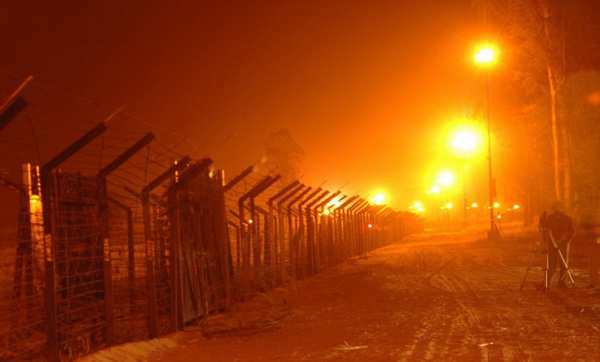 fencing constructed along the indo - pakistan border - fao chris