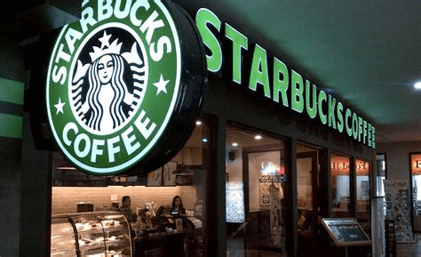 Perspective Outside of a Texas Starbucks