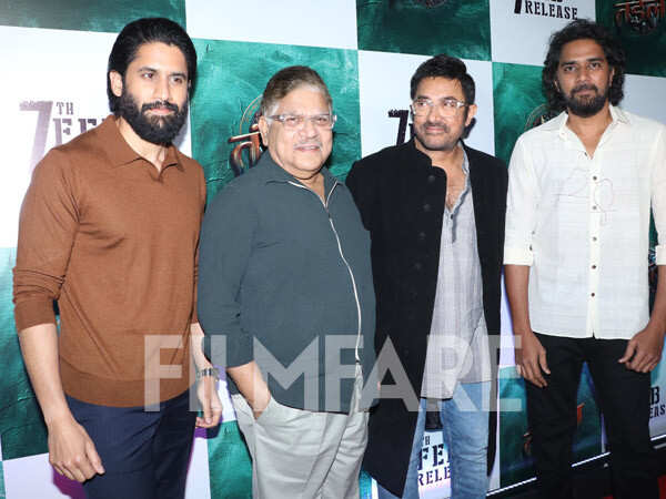 Pics : Aamir Khan, Allu Arvind , Naga Chaitanya at Thandel trailer launch 