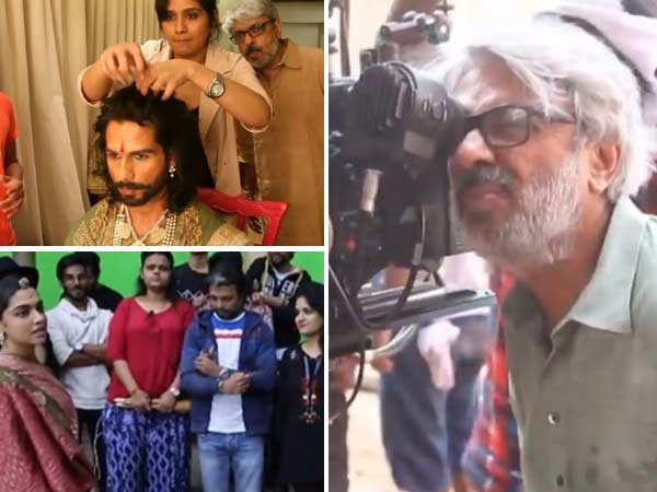 Photos: BTS stills from Deepika, Ranveer & Shahid's Padmaavat