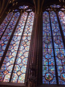 Sainte Chapelle stained windows.