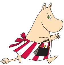 Moominmamma, rushing around, trying to please everyone as usual. From myanimelist.net