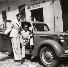1935, Ladinek Viktor, német gyártmány, Ford-márka, automobil, kocsma, Ford Eifel, Fortepan #129863
