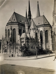 Magyarország, Budapest VII., Rózsák tere, Árpád-házi Szent Erzsébet-templom., 1935, Kármentő Éva, Budapest, Görögkatolikus templom, Fortepan #131109