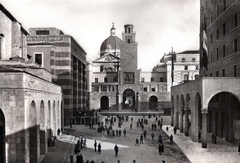 Olaszország, Brescia, Piazza della Vittoria., 1935, Orbán György, Fortepan #131474