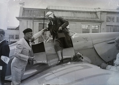 Magyarország, Mátyásföldi repülőtér, Budapest XVI., angol Miles-Hawk 2 üléses sportrepülőgép. Leltári jelzet: 1575, 1935, Magyar Műszaki és Közlekedési Múzeum / Archívum / Negatívtár / Magyar Nemzeti Múzeum Történeti Képcsarnok gyűjteménye, repülőgép, Budapest, Miles-márka, Miles Hawk Major, Fortepan #132713