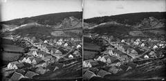 Magyarország, Budaörs, borospincék a mai Gida utca körül. A felvétel 1900 előtt készült., 1900, SZTFH Földtani Szolgálatának gyűjteménye, Eötvös Loránd, sztereófotó, lakóház, látkép, Fortepan #303203