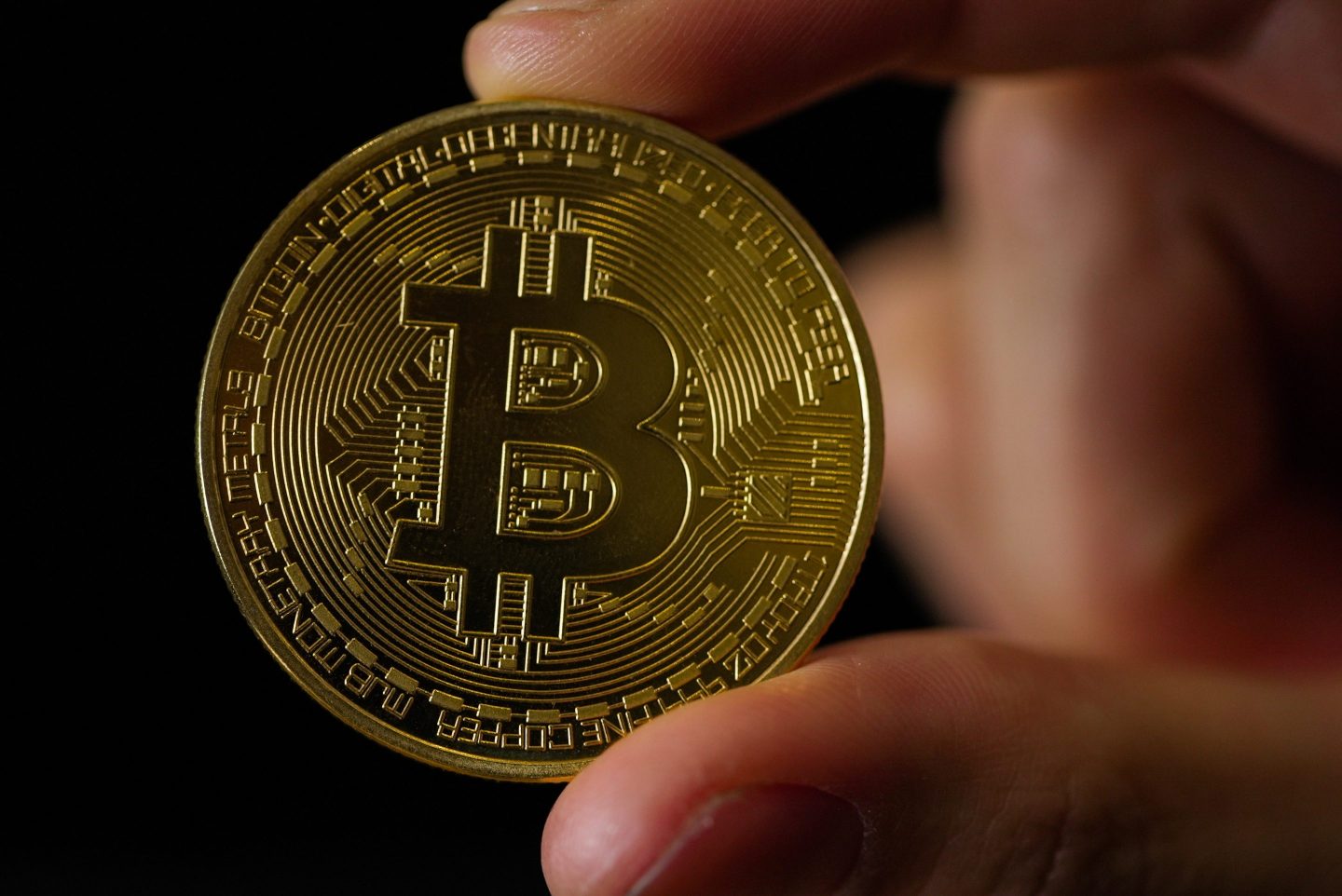 LONDON, ENGLAND &#8211; MAY 23: In this photo illustration, a visual representation of Bitcoin cryptocurrency is pictured on May 21, 2021 in London, England. Bitcoin is a decentralized digital currency, which has been in use since 2009. (Photo illustration by Mark Case/Getty Images)