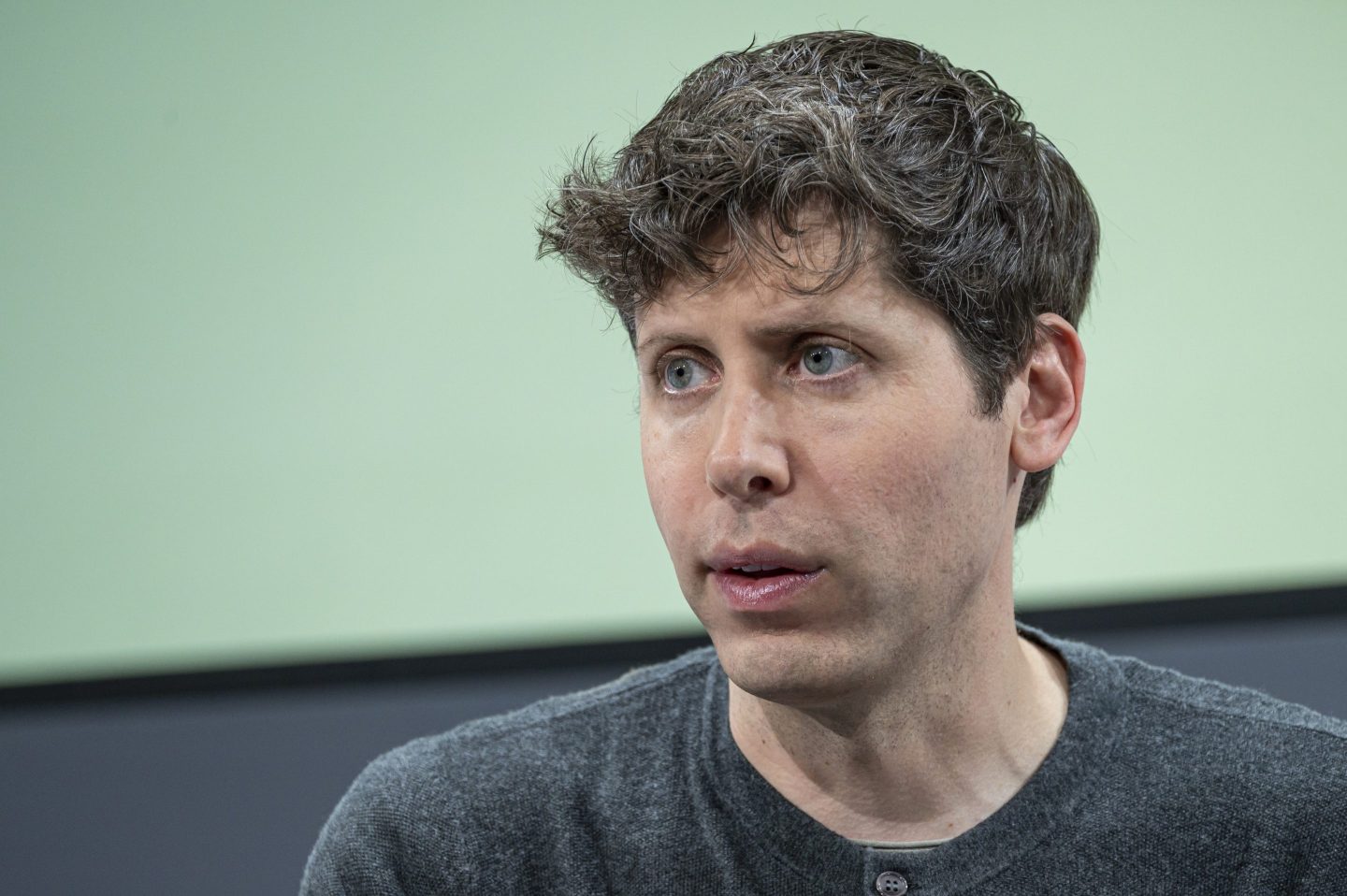 Sam Altman, chief executive officer of OpenAI, speaks during the Bloomberg Technology Summit in San Francisco, California, US, on Thursday, June 22, 2023. The summit will focus on the rapidly changing social media landscape, the prospects for a continued regulatory crackdown on tech, and the future of cryptocurrencies. Photographer: David Paul Morris/Bloomberg via Getty Images