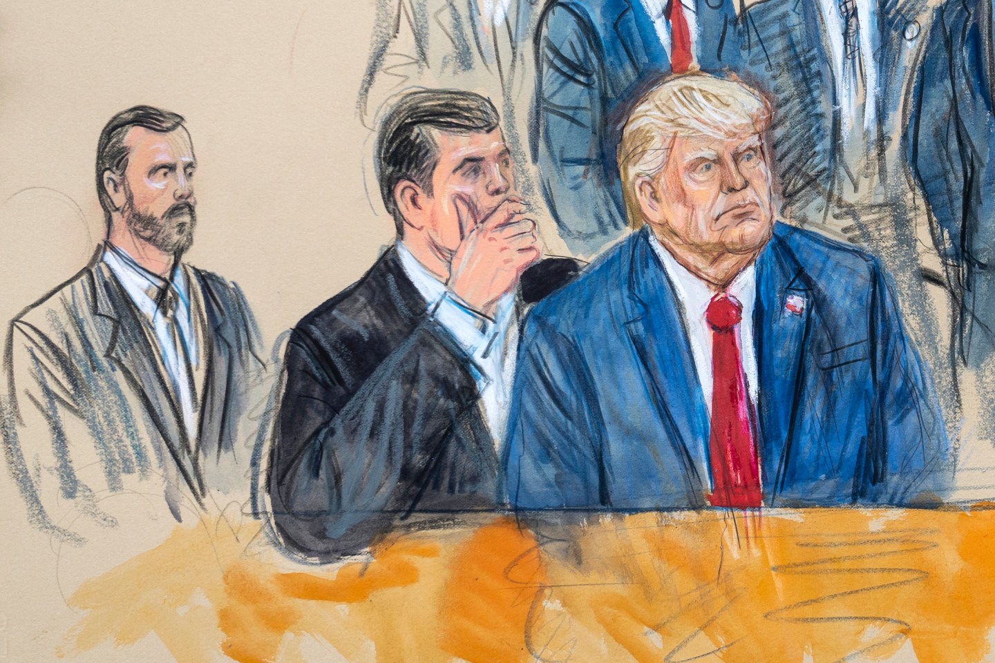 Donald Trump in court