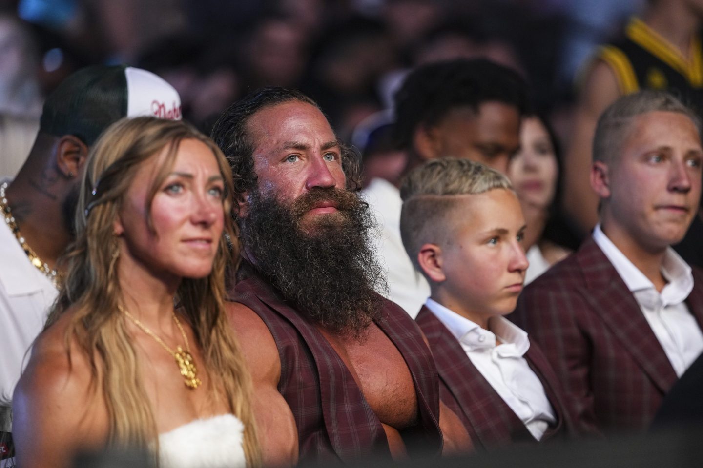 LAS VEGAS, NEVADA &#8211; JULY 02: Influencer Brian &#8220;Liver King&#8221; Johnson attends the UFC 276 event at T-Mobile Arena on July 02, 2022 in Las Vegas, Nevada. (Photo by Cooper Neill/Zuffa LLC)