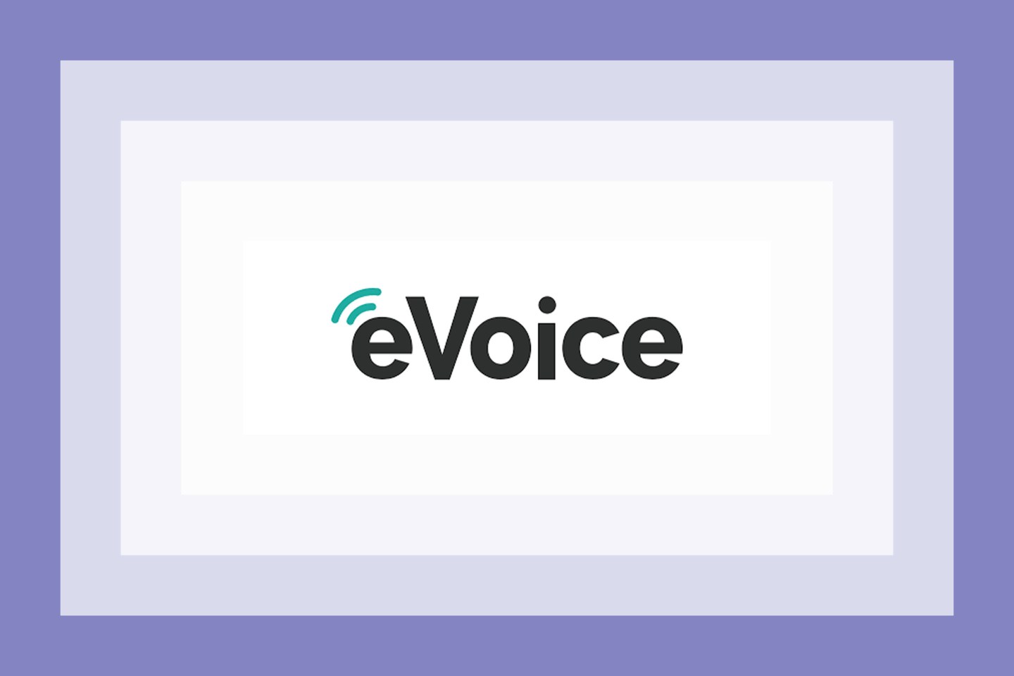 The eVoice logo.