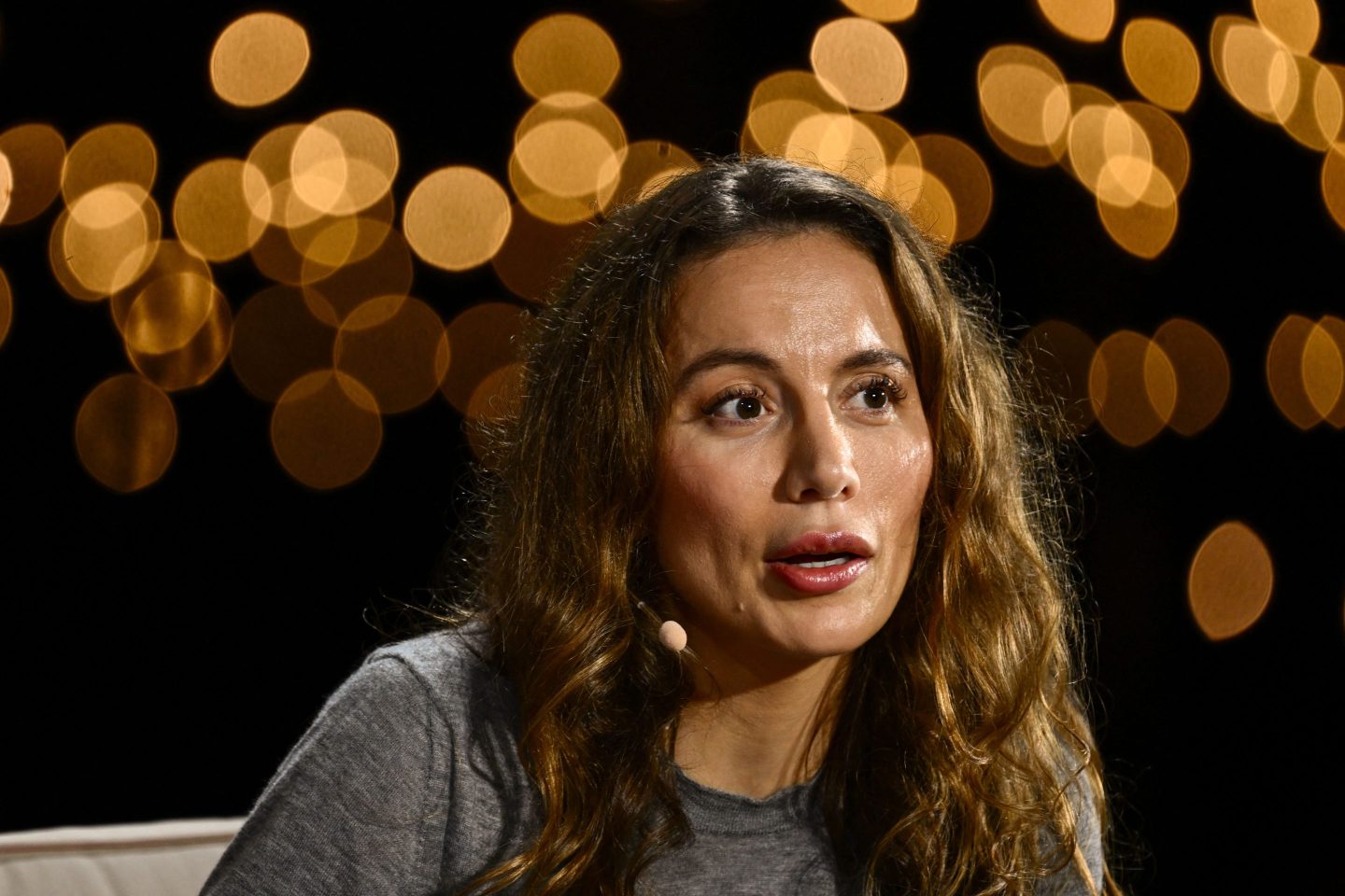 Mira Murati, Chief Technology Officer of OpenAI, speaks during The Wall Street Journal&#8217;s WSJ Tech Live Conference in Laguna Beach, California on October 17, 2023. (Photo by Patrick T. Fallon / AFP) (Photo by PATRICK T. FALLON/AFP via Getty Images)