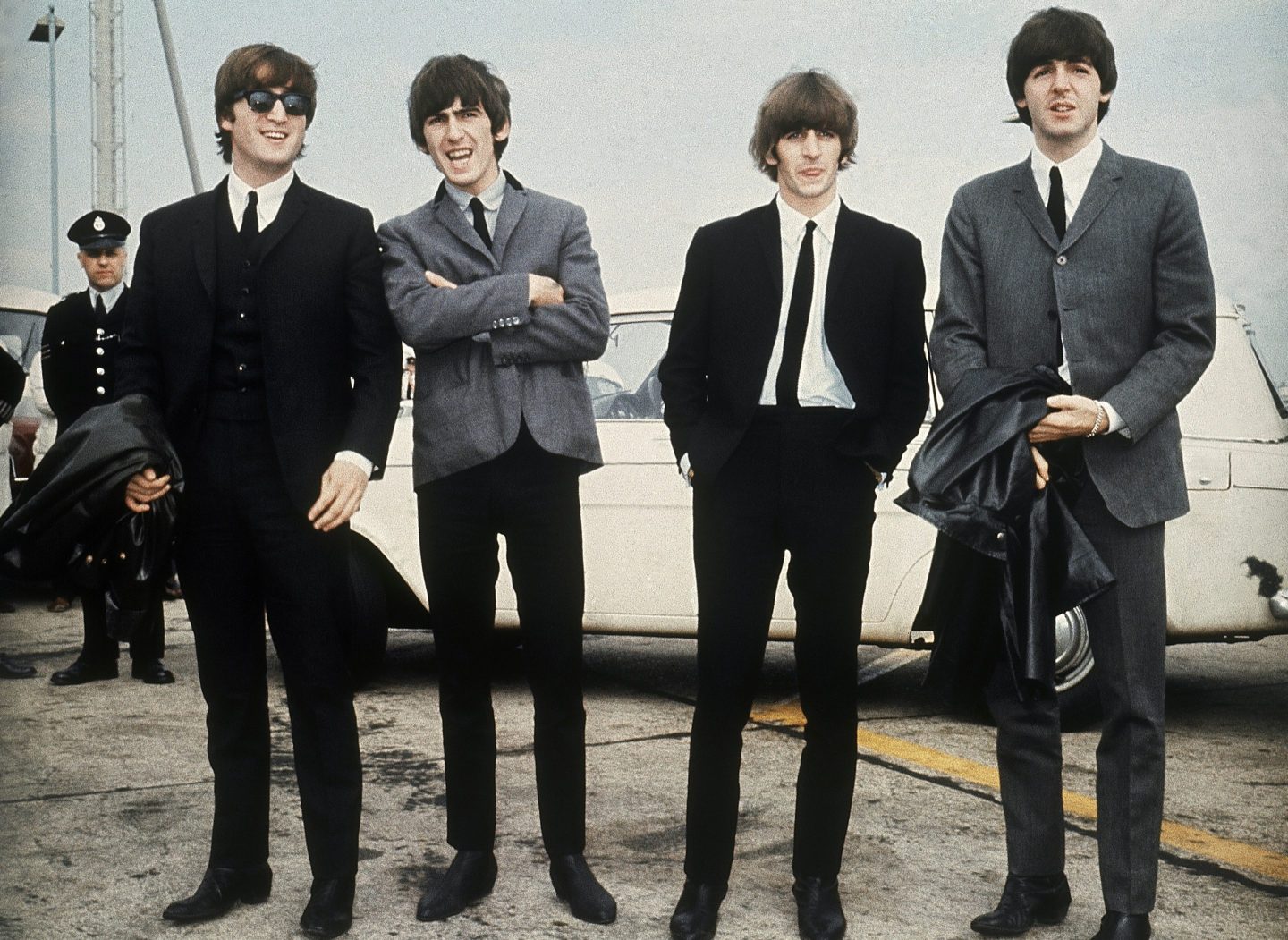 he Beatles, from left, John Lennon, George Harrison, Ringo Starr and Paul McCartney