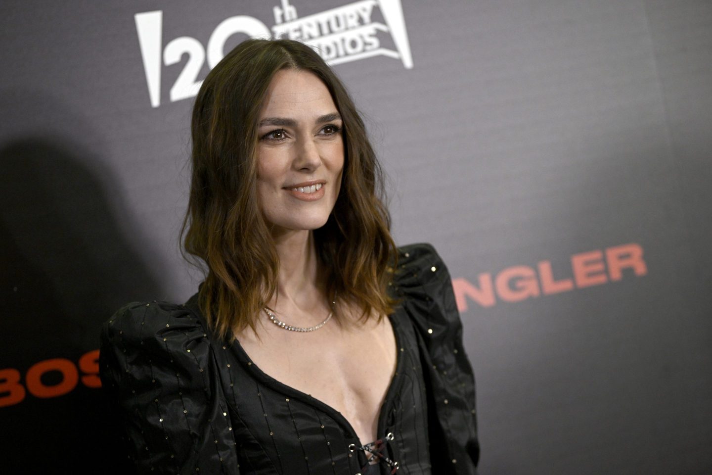 Keira Knightley attends the Boston Strangler Premiere at MOMA on March 14, 2023 in New York City.