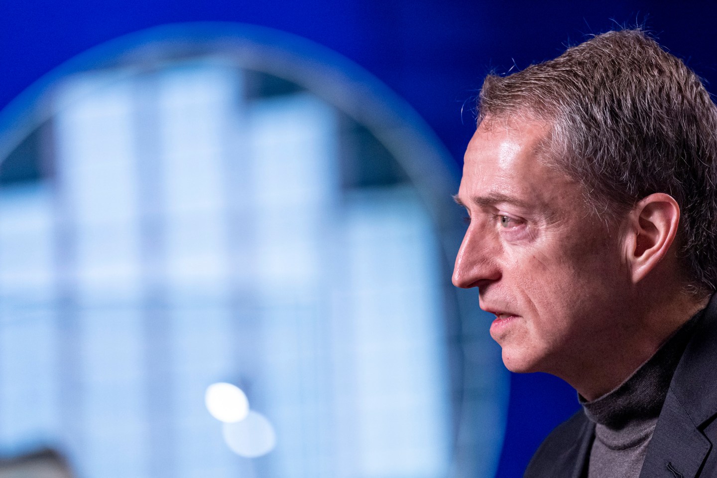 Intel CEO Pat Gelsinger at the company's headquarters in Santa Clara, California, on Feb. 3, 2022. (Photo: David Paul Morris/Bloomberg/Getty Images)