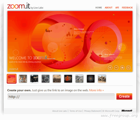Zoom.it 微軟 Live Labs 開發的圖片分享服務