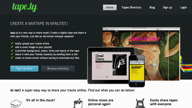Tape.ly 將喜愛的音樂製作成懷舊錄音帶